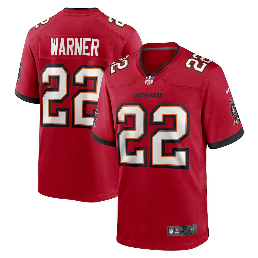 Men Tampa Bay Buccaneers 22 Troy Warner Nike Red Game Player NFL Jersey